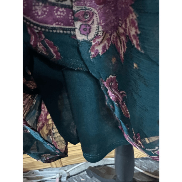 BAND OF THE FREE MANDY MINI DRESS IN PINE BERRY SQUARE NECK S-NEW - Picture 9 of 10